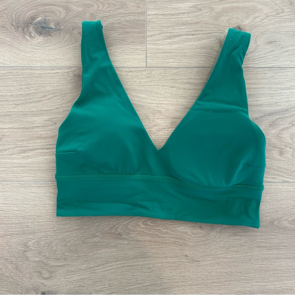 Green Lululemon Align V-Neck with light support. - size 4